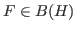 $ F\in B(H)$