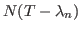 $ N(T-\lambda_n)$